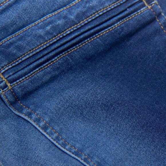 OLGYN Monroe Stretch Knit Medium Blue Denim Pant - Picture 4 of 5